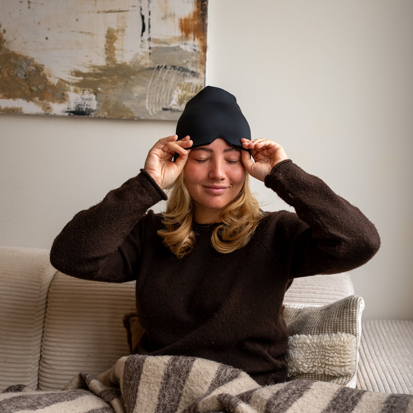 Hydrogel Maske bei Kopfschmerzen & Migräne